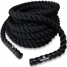 Matchu Sports Battle Rope Schwarz