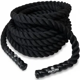 Matchu Sports Battle Rope Schwarz