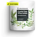 natural elements Crystal Clear Whey Isolate 900g – Kirschgeschmack – Proteinpulver – erfrischender Protein-Shake – nur mit Steviolglycosiden aus Steviablättern – in Deutschland produziert & laborgeprüft