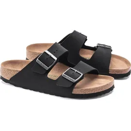 Birkenstock Arizona Birko-Flor Nubuk schmal schwarz 45