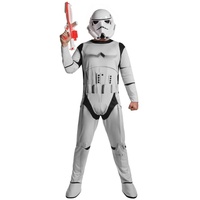 Rubie ́s Kostüm Star Wars - Stormtrooper Kostüm Basic, Einfacheres Kostüm der Star Wars-Soldaten weiß XL