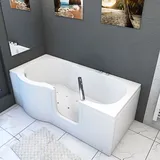 Seniorenwanne mit Tür Whirlpool S12-AIR-R Badewanne 85x170cm