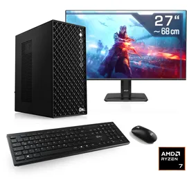 CSL Mystic V24171 27"  AMD Ryzen 7 9700X 4,0 GHz 32 GB RAM 1 TB SSD GeForce RTX 5060 Windows 11 Home