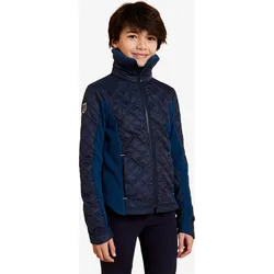 Reit-Fleecejacke 500 Warm Kinder marineblau Gr. 128  - 8 Jahre