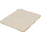 Kleine Wolke Badteppich Marco sandbeige Polyester 50 x 60 cm