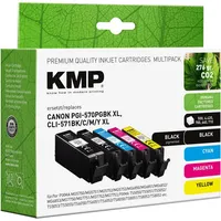 KMP Tintenpatronen passend für Canon PGI570PGBK,CLI-571C,CLI571M,CLI571Y,CLI571B