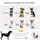 PawHut Hunde-Zubehör Hundewagen rot 54,5x109,5x106,5 cm