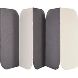 Beliani Büro-Raumteiler SHADY 400 x 160 cm Grau