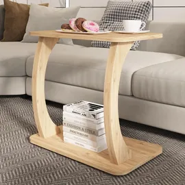 [en.casa] Stattela Braun Holzoptik 59 x 35 x 56 cm