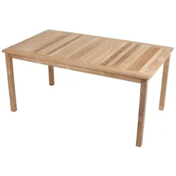 7-teilige Tischgruppe Gartengruppe Sitzgruppe Garten Tisch Hochlehner Teak
