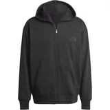 adidas All Szn Fleece Reißverschlusspullover Black XL