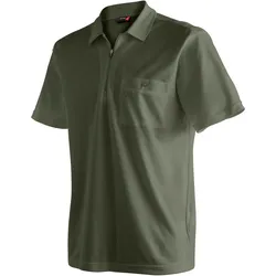 Funktionsshirt MAIER SPORTS "Arwin 2.0", Herren, Gr. 4XL, grün (moosgrün), 100% Polyester, Rundhals, Kurzarm, Shirts, Eignet sich ideal für Wanderungen und Freizeitaktivitäten