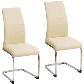 Hti-Living SallyC 2 St. Kunstleder beige