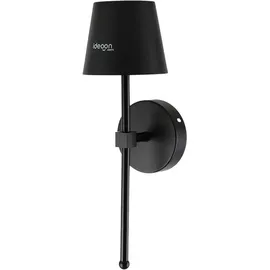 ideoon lights Elegante LED Wandleuchte (120 lm) 2er-Set Schwarz