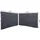 Quick Star Seitenwand für Pavillon Nizza 2 Stück 3,5 x 1,92 m Grau