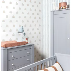 Rasch Textil Rasch Vliestapete Bambino XIX 252743 Streifen Blau 10,05 m x 0,53 m