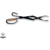 Moesta Grillzange 43 cm Edelstahl Holz schwarz