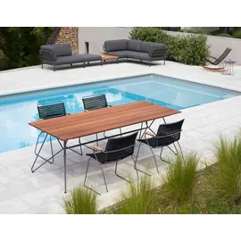 Houe Click Gartenstuhl mit Armlehne 58 x 58 x 82 cm weiß