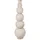 Casablanca modernes Design Casablanca Deko Vase groß Bodenvase modern XXL aus Eisen - Wohnzimmer Dekoration Blumenvase für Pampasgras Blumen - Farbe: Beige - Grau Höhe 112 cm