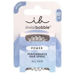 Invisibobble Power Crystal Clear Haargummi TRANSPARENT Weiss 