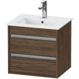 Duravit „Ketho“ 50 × 48 × 41,2 cm in Nussbaum Dunkel