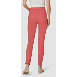 Madeleine Mid Waist Skinny-Hose mit Fransen in lachs | Gr.: 36