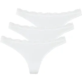 LASCANA String 3 St. Weiß 36/38