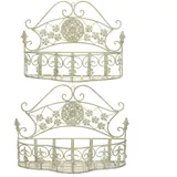 moritz Pflanzkörbe 2er Set 60 x 30 cm Weiß