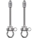 BeneLabel 2er Schaukelhaken Edelstahl 304 Drehbar 2