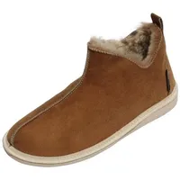 Hollert Lammfell Hausschuhe Prinz Fellschuhe 100% Merino Schaffell für