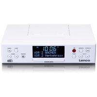 Lenco »KCR-190WH Küchenradio neu definiertSie suchen nach einem kompakten und Licht - Timer - Wecker - weiß