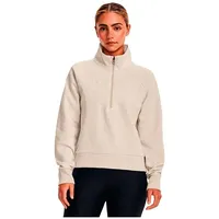 Under Armour Damen Rolli UA Rival Fleece HZ, Oatmeal Light Heather M