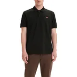 Poloshirt Polo in schwarzer Piqué-Qualität XXL