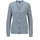 GOLDNER Langarm Strickjacke mit V-Ausschnitt Blau 40