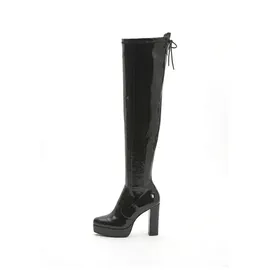 LASCANA Overknees Damen Schwarz 43