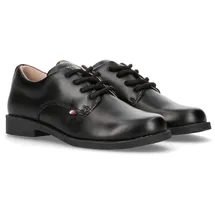 Tommy Hilfiger Schnürschuh TOMMY HILFIGER, Kinder, Gr. 33, schwarz, Lederimitat, Schuhe Schnürschuh, Konfirmationsschuh, Kommunionsschuh, Anzugschuh mit Lederfutter