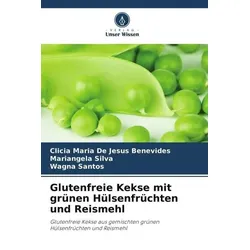 Glutenfreie Kekse mit grünen Hülsenfrüchten und Reismehl