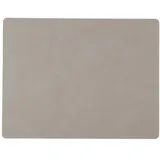 Lind DNA LINDDNA Tischset Nupo L Square Leder Grau Hellgrau (Large)