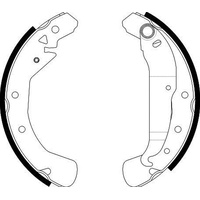 Hella Bremsbackensatz 8DB 355 003-011