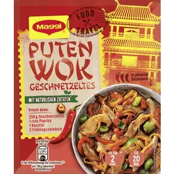 Maggi Food Travel Puten-Wok Geschnetzeltes 37G