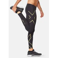 2XU MCS Run Compression Tights schwarz/gelb M