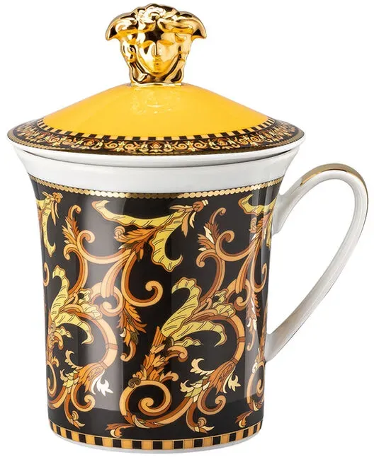 Rosenthal Versace 30 Jahre Becher mit Deckel Barocco