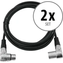 Omnitronic XLR Verbindungskabel 1x XLR-Stecker 3 polig - 1x XLR-Buchse 3 polig 3,00m (30220632)