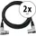 Omnitronic XLR Verbindungskabel 1x XLR-Stecker 3 polig - 1x XLR-Buchse 3 polig 3,00m (30220632)