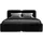 mebloland Polsterbett, Schwarz, Textil, H2, 180x200 cm, Schlafzimmer, Betten, Polsterbetten