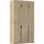 Rauch Wäscheschrank GAMMA 136 x 248 x 57 cm Eiche sonoma