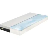 DREAMSTAR Sky Flex Kaltschaummatratze mit Gelauflage | 18 cm Höhe | ergonomische 7-Zonen Matratze | Öko-Tex Zertifiziert | Härtegrad 3 (H3) | Rollmatratze I 120 x 200 cm