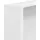 vidaXL Duschnische Mattweiß 62x32x9 cm Edelstahl