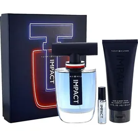 Tommy Hilfiger Impact Eau de Toilette 100 ml + Eau de Toilette 4 ml + Shower Gel 100 ml Geschenkset