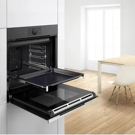 Bosch Backofen-Set Pyrolyse + Teleskopauszug + Mikrowelle schwarz